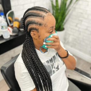 Straight-Back Lemonade Braids